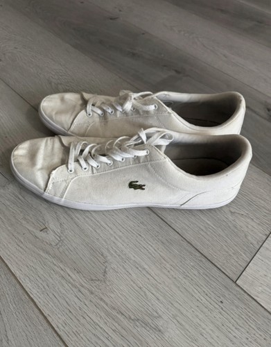 Lacoste sneaker weiß - lacoste, stoff